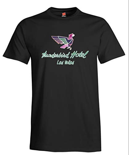 Thunderbird Hotel Vintage Las Vegas Neon Sign Reproduction Men's T-Shirt