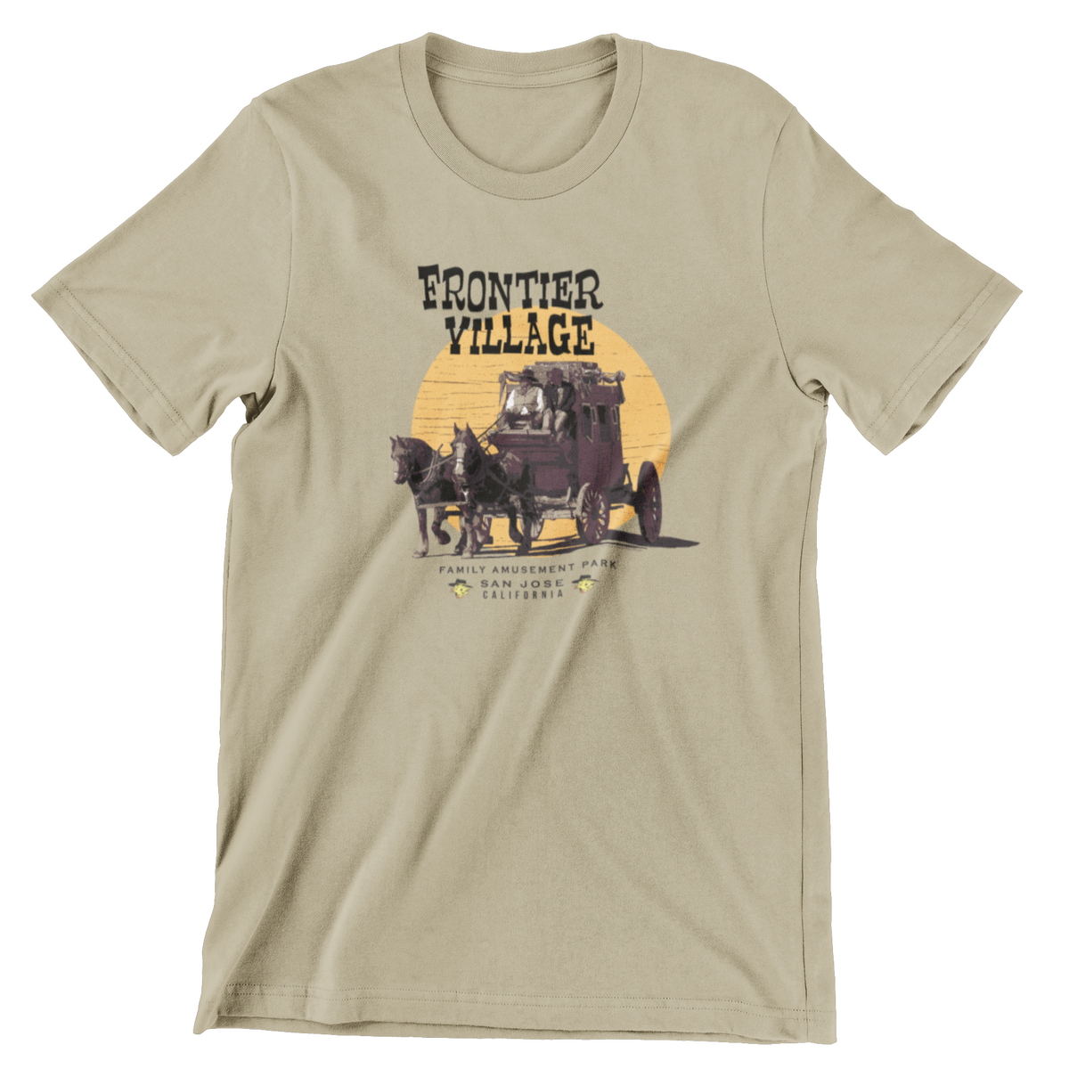Frontier Village Stagecoach Tribute Men's T-Shirt