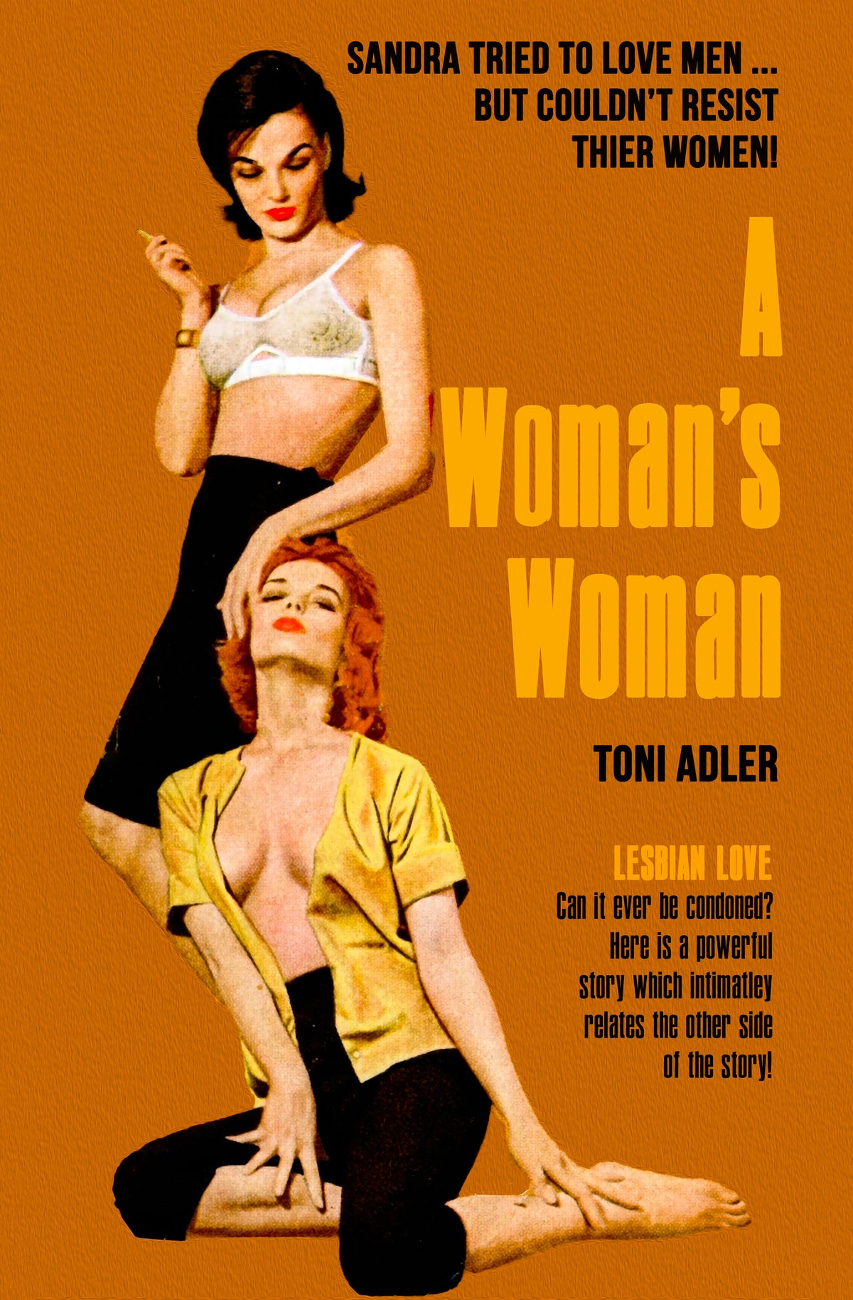A Woman's Woman — pulp paperback cover | LGBTQ pulp art print
