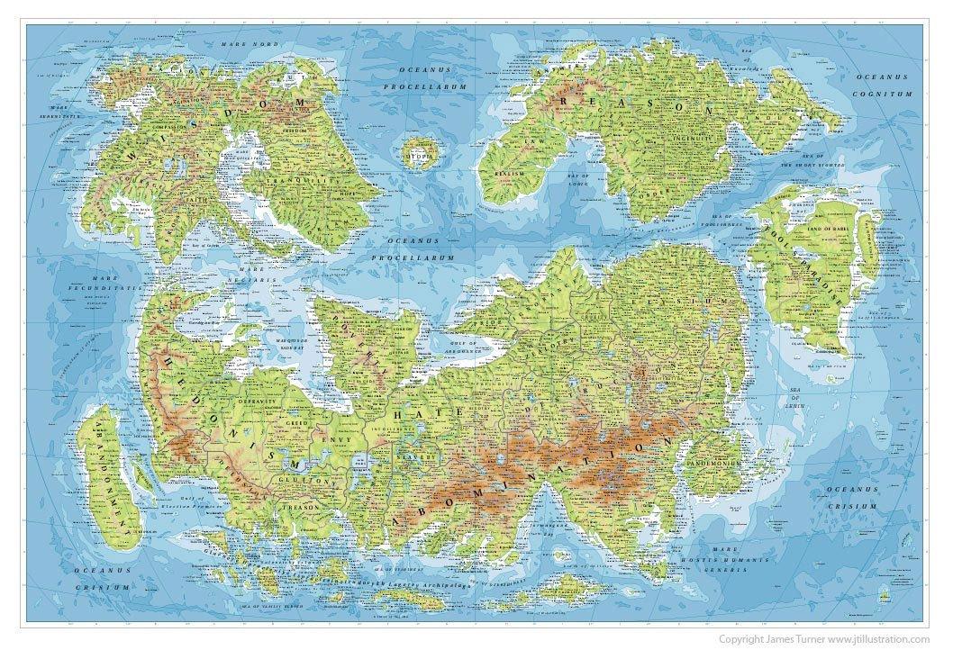 Map of Humanity - HW Coated