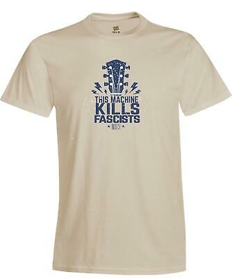 This Machine Kills Fascists Woody Guthrie Quote T-Shirt Folk Music Political