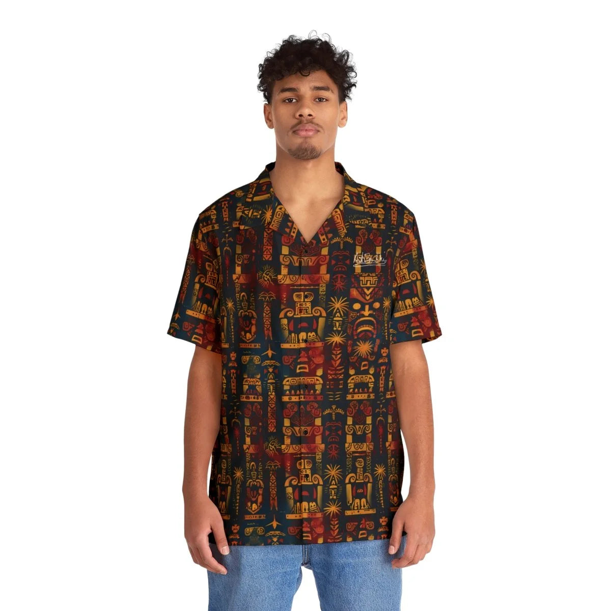 Art Boutiki Modern Primitive Button Up Shirt
