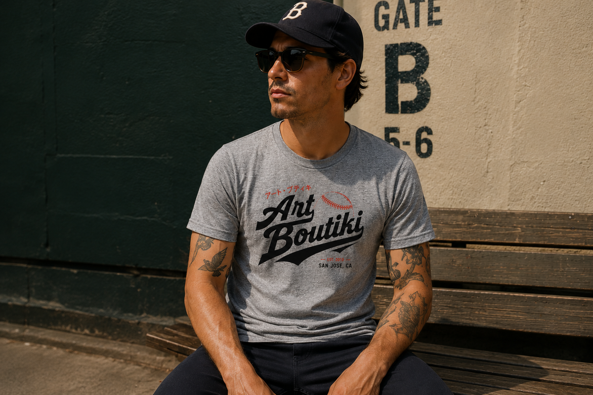 Art Boutiki Vintage Baseball Regular Short Sleeve T-shirt – Retro Japanese-Inspired Athletic Tee (Copy)