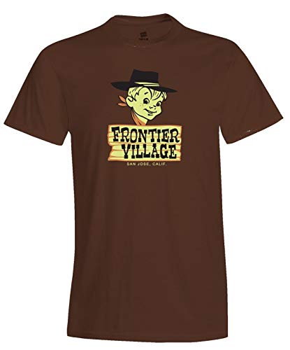 Frontier Village Amusement Park Sticker Reproduction Men's T-Shirt San Jose, CA
