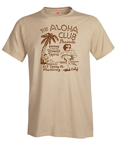 Aloha Club Tiki Bar Vintage Advertising Matchbook Art Reproduction T-Shirt