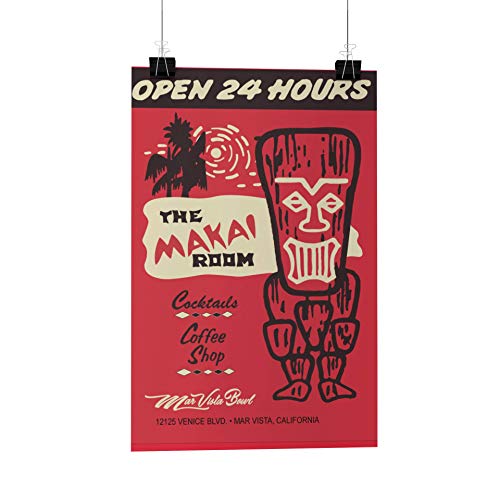 TeeGeniuses/ArkivaTropika Makai Room Matchbook Reproduction Poster