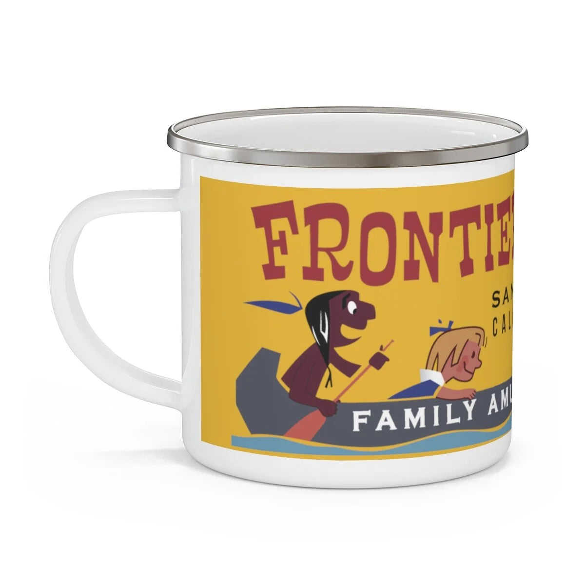 Frontier Village San jose Billboard Camping Mug