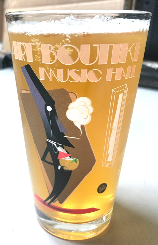 Art Boutiki Music Hall Swanky Pint Glass