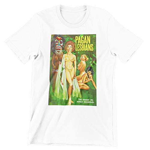 TeeGeniuses Pagan Lesbians Pulp Novel Cover T-Shirt