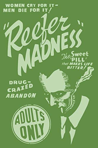 Reefer Madness Movie Poster Reproduction Poster/Print/Card