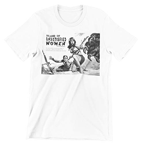 Island of Unsatisfied Women Vintage Magazine Ladies t-Shirt