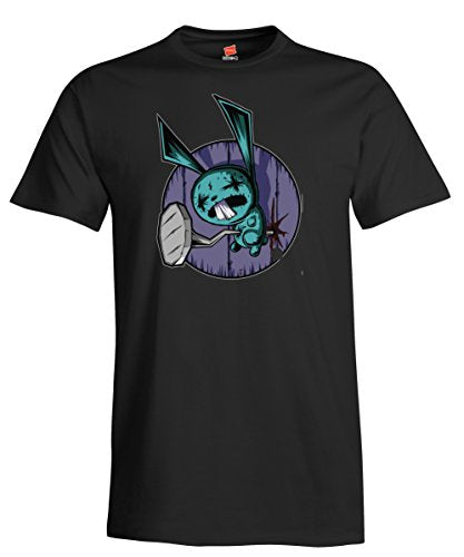 SLG Art Boutiki Men's Nailbunny T-Shirt by Jhonen Vasquez Black