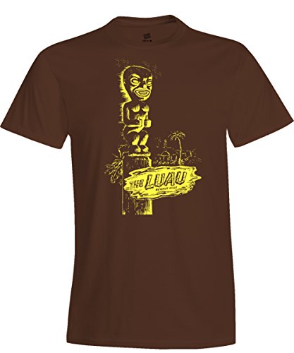 The Luau Los Angeles Tiki Bar Menu Vintage Advertising T-Shirt.