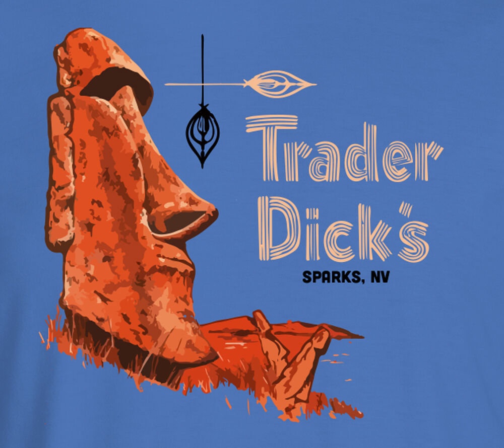 Trader Dick's Matchbook Advertising Art Reproduction Tiki Bar T-Shirt