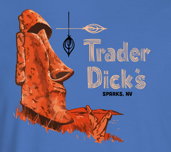 Trader Dick's Matchbook Advertising Art Reproduction Tiki Bar T-Shirt