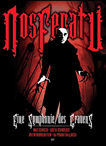 TeeGeniuses/ArkivaTropika Nosferatu Silent Fillm German Expressionist Max Schreck Tribute T-Shirt (Small)