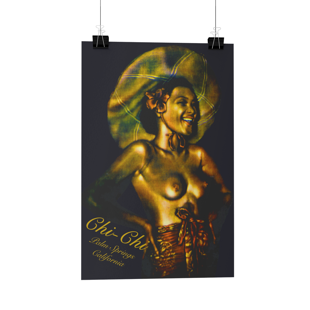 Chi Chi Tiki Bar Restaurant  Vintage Menu poster/print/card
