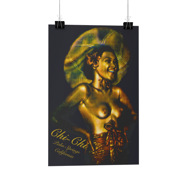 Chi Chi Tiki Bar Restaurant  Vintage Menu poster/print/card