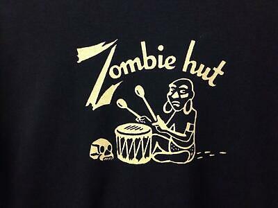 Zombie Hut Restaurant Sacramento Vintage Tiki Bar T-shirt Logo