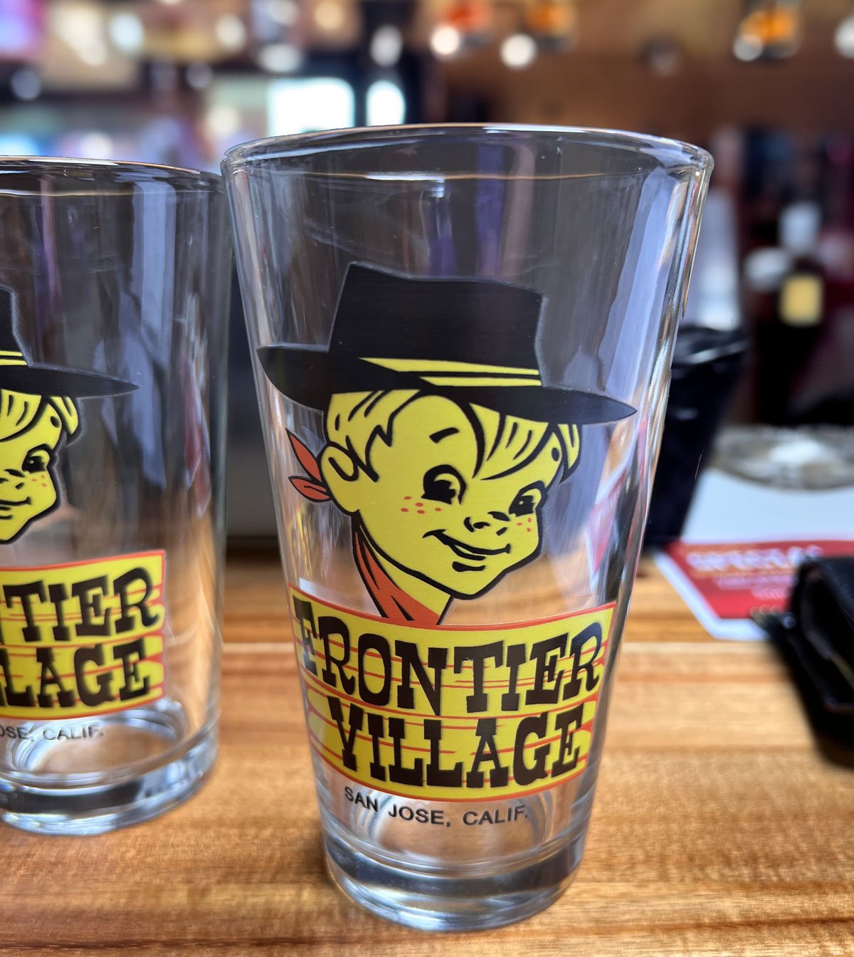 Frontier Village Pint Glass