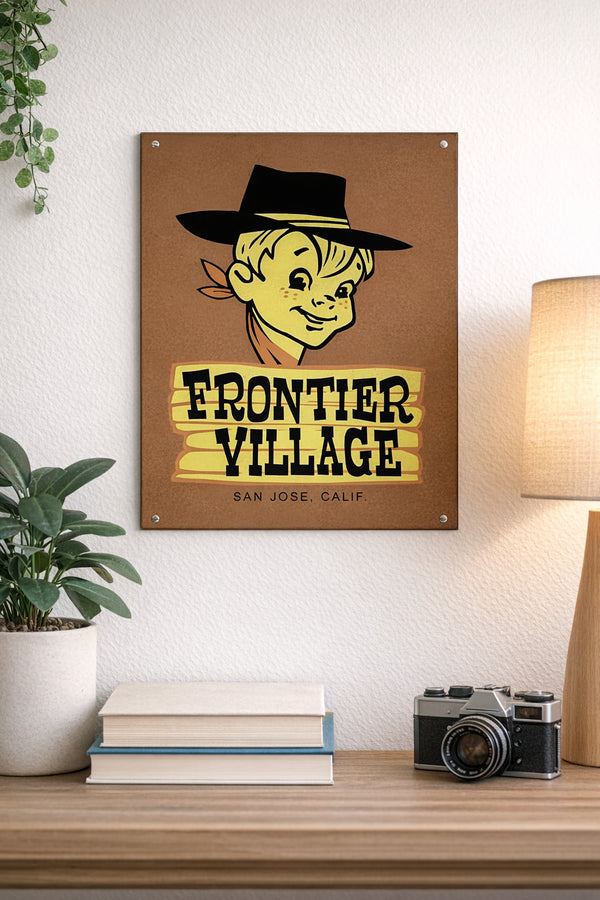 Frontier Village Amusement Park San Jose, CA - Metal/Tin Sign