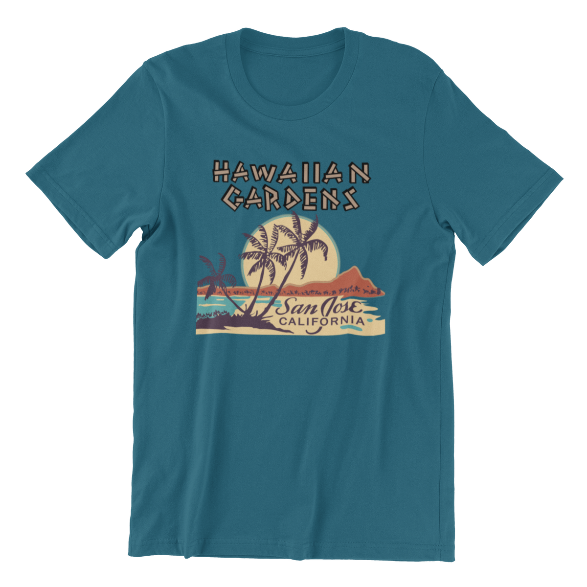 Hawaiian Gardens San Jose Matchbook Reproduction T-Shirt