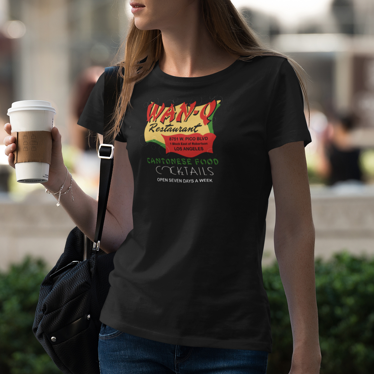 Wan-Q Restaurant Matchbook Reproduction Ladies T-Shirt