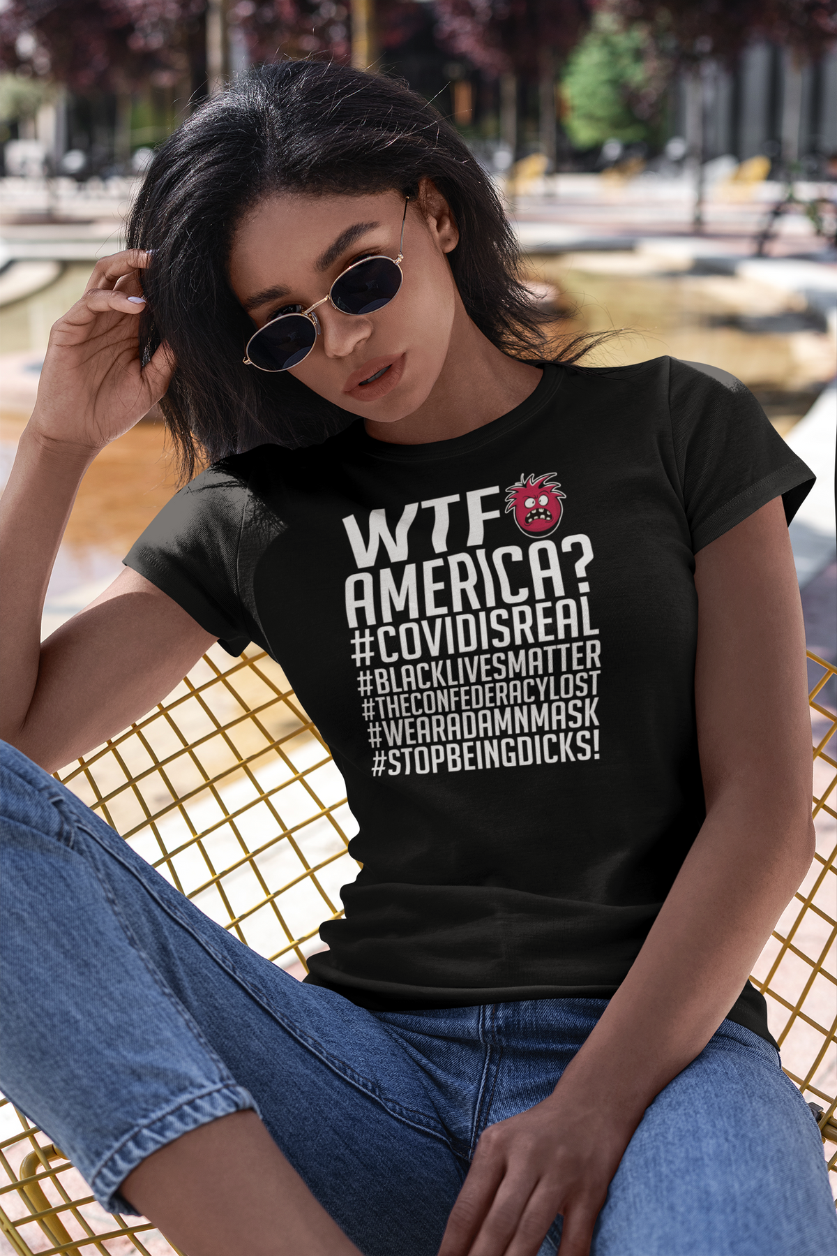 WTF America Hashtags Shirt